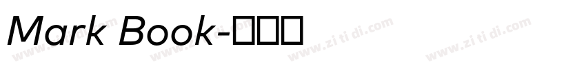 Mark Book字体转换 Mark Book字体转换